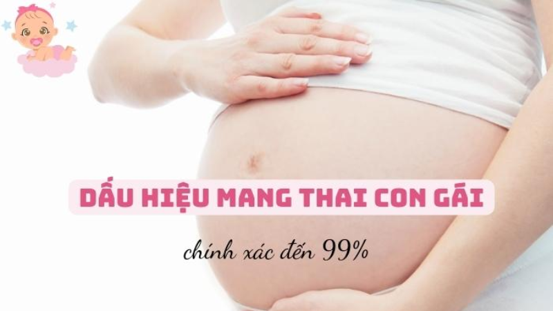 dấu hiệu mang thai con gái 